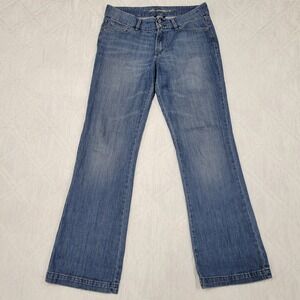 the sweetheart‎ classic rise wide leg blue jeans size 8